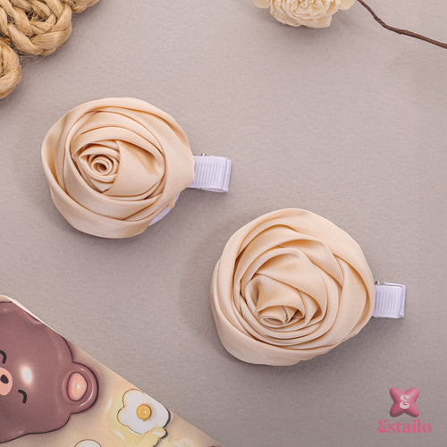 Rose Flower Hair Clip