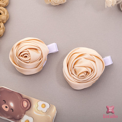 Rose Flower Hair Clip