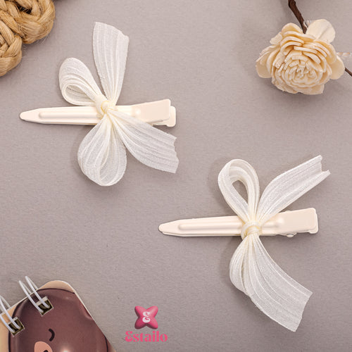 Bow-tiful Hair Clips