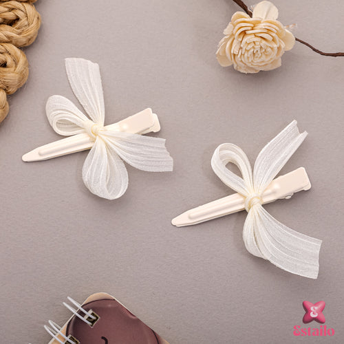 Bow-tiful Hair Clips