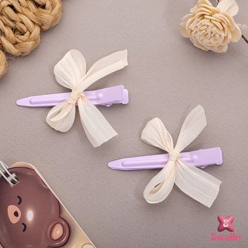 Elegant Bow Clips