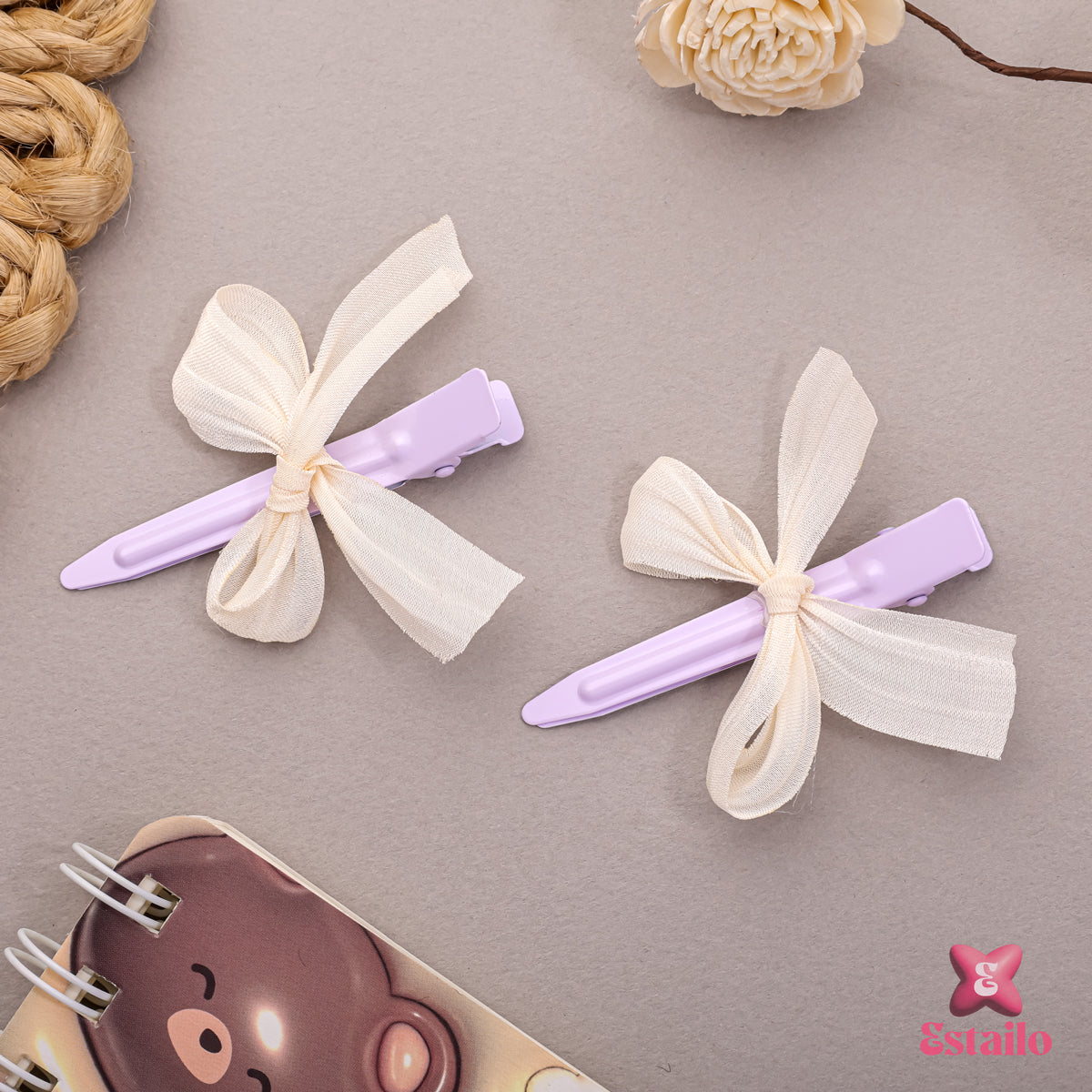 Elegant Bow Clips