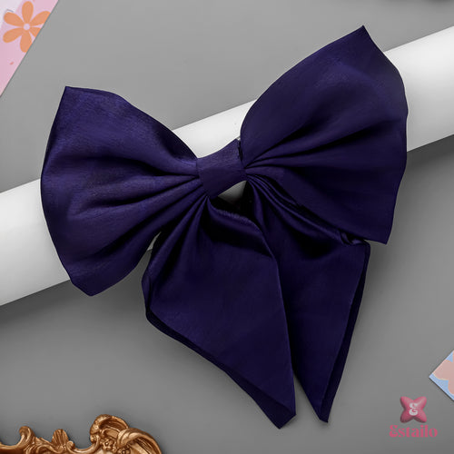 Royal Violet Bow Clip