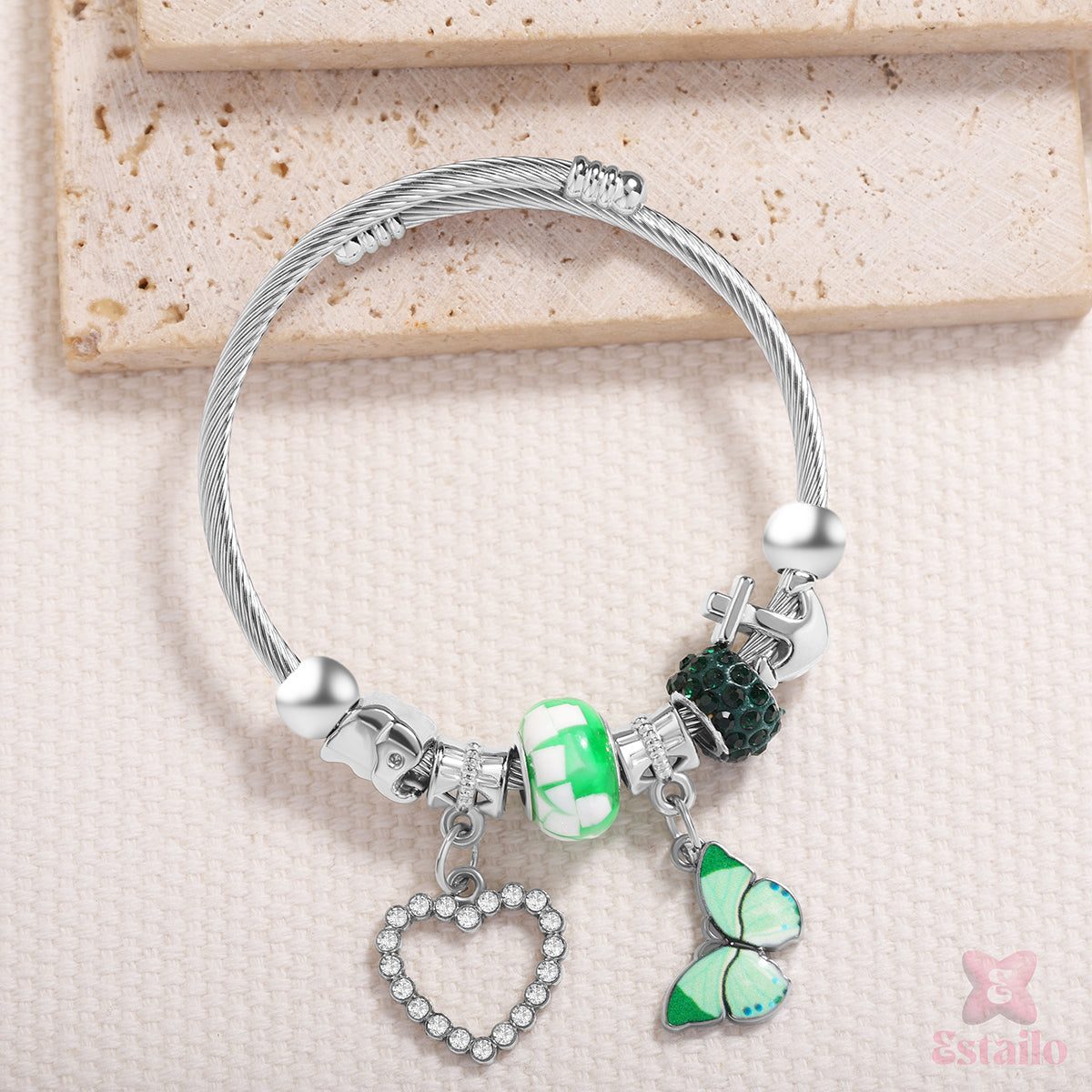 Elegance Embrace Charm Bracelet