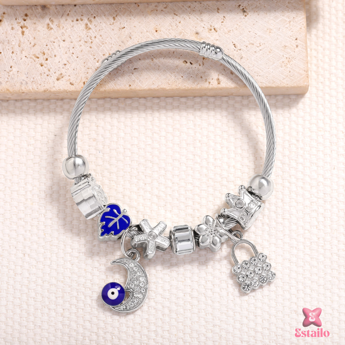 Silver Charm Bracelet