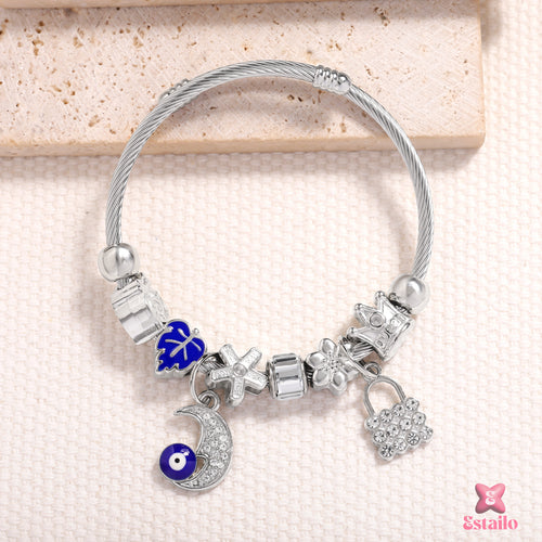 Silver Charm Bracelet