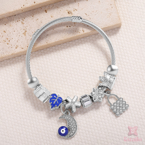 Mystic Moon & Evil Eye Bracelet