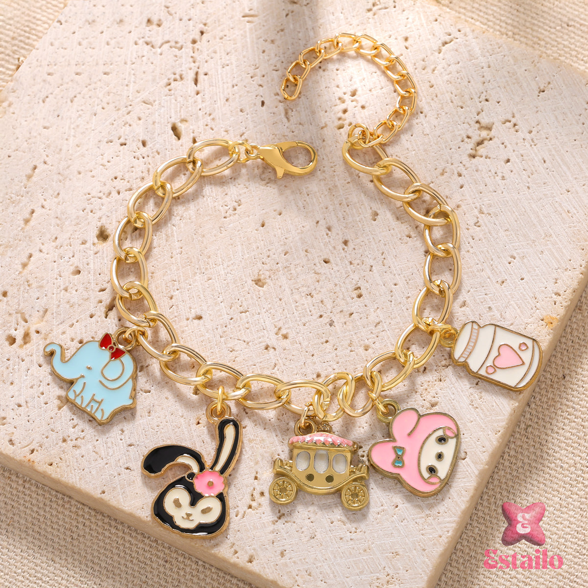Pitter-Patter Charm Bracelet