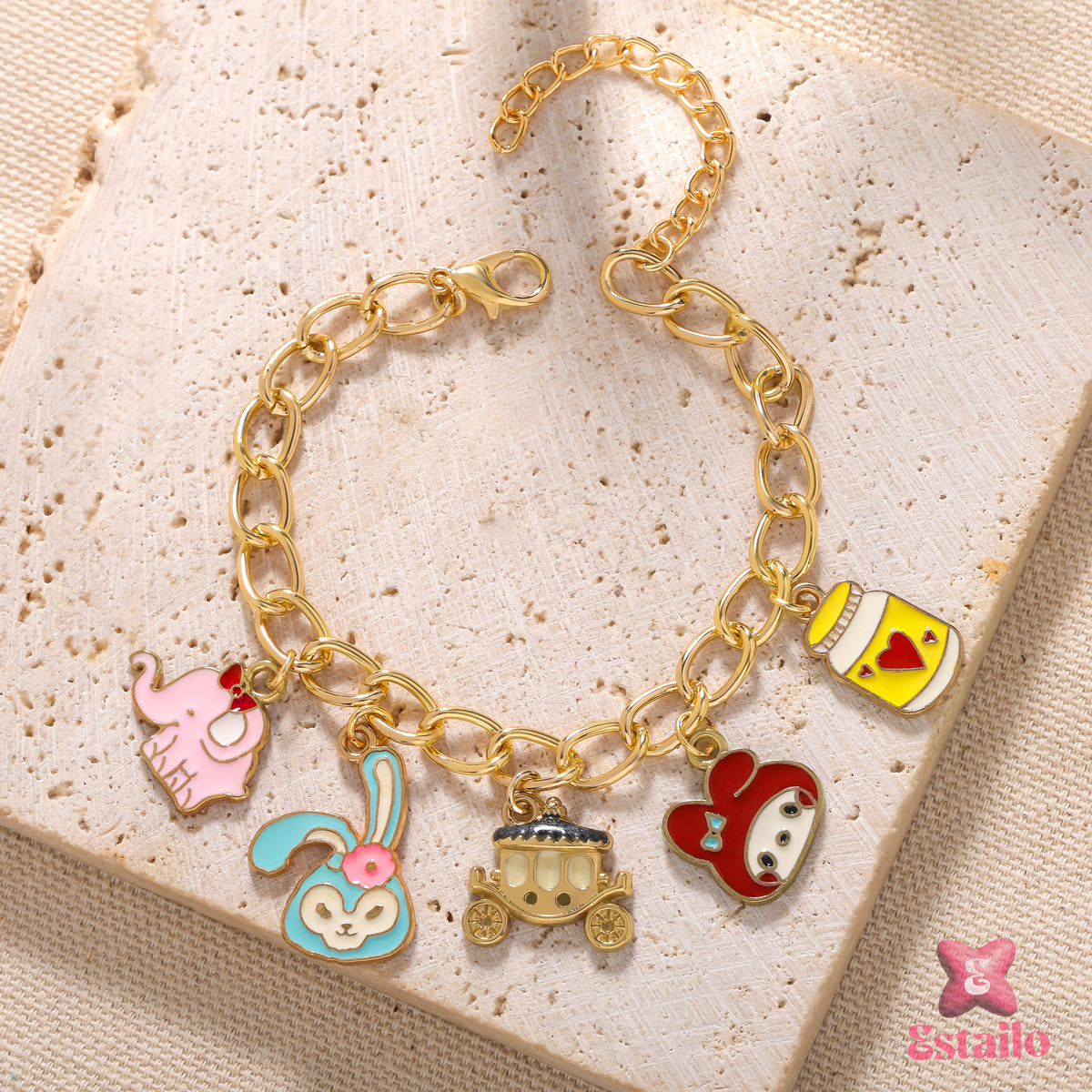 Golden Critters Chain Bracelet