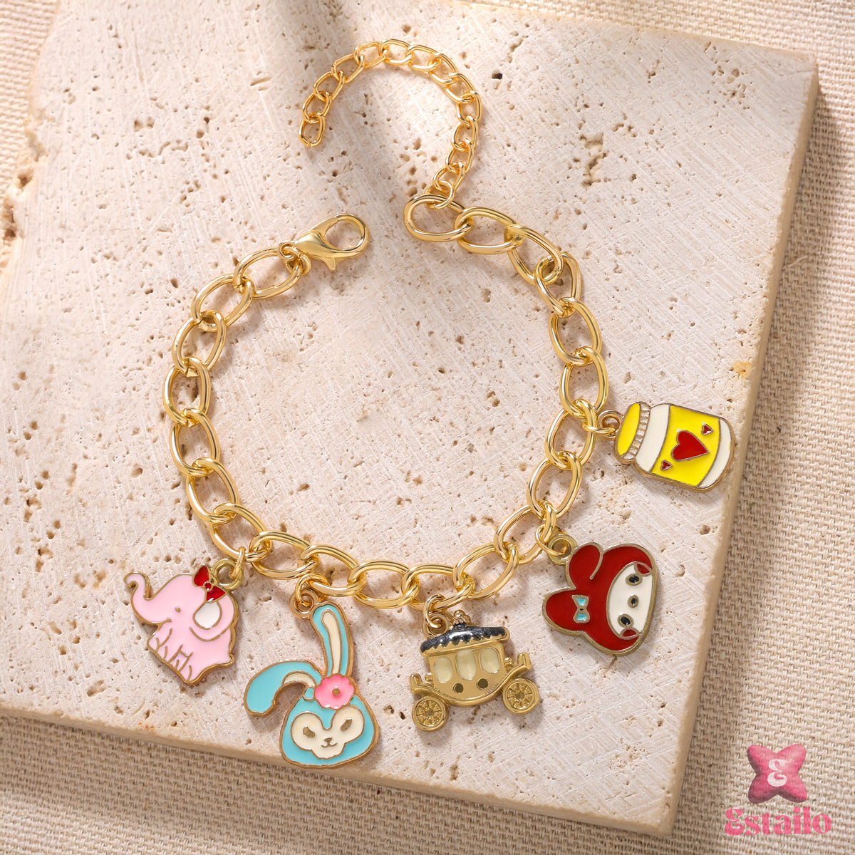 Golden Critters Chain Bracelet