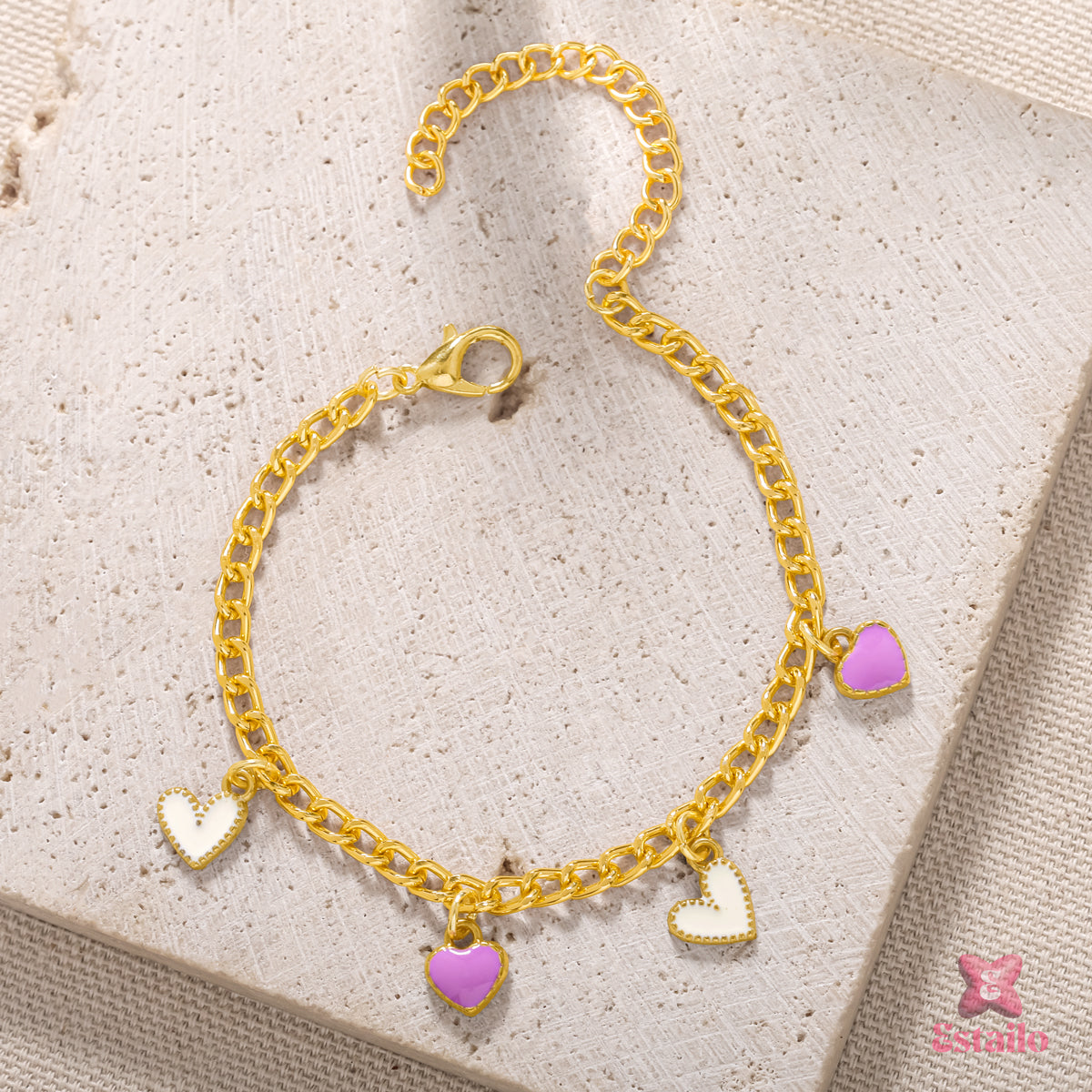 Whimsical Heart Bracelet