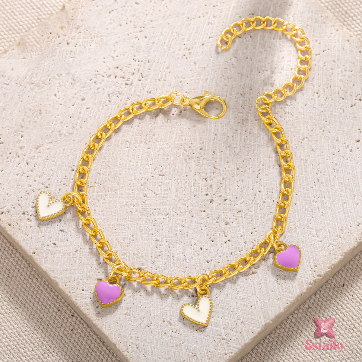 Whimsical Heart Bracelet
