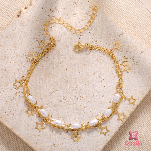 Pearl & Star Bracelet