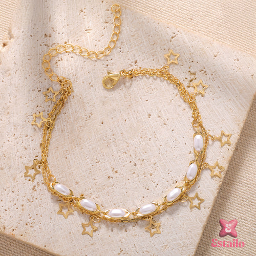 Pearl & Star Bracelet