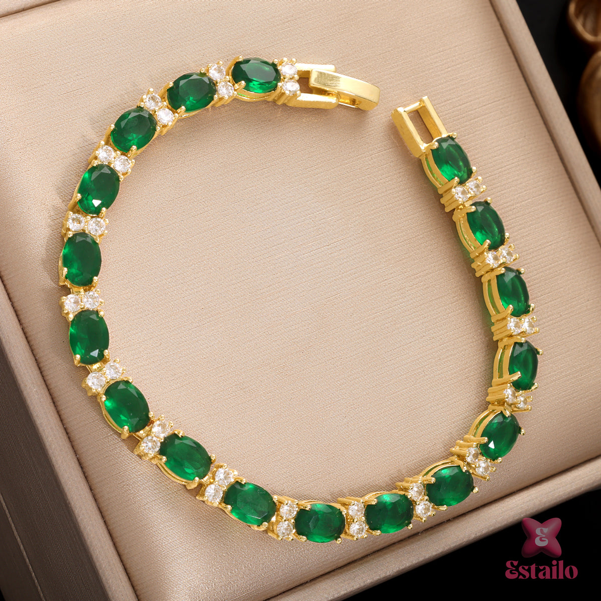 Forest Glade Tennis Bracelet