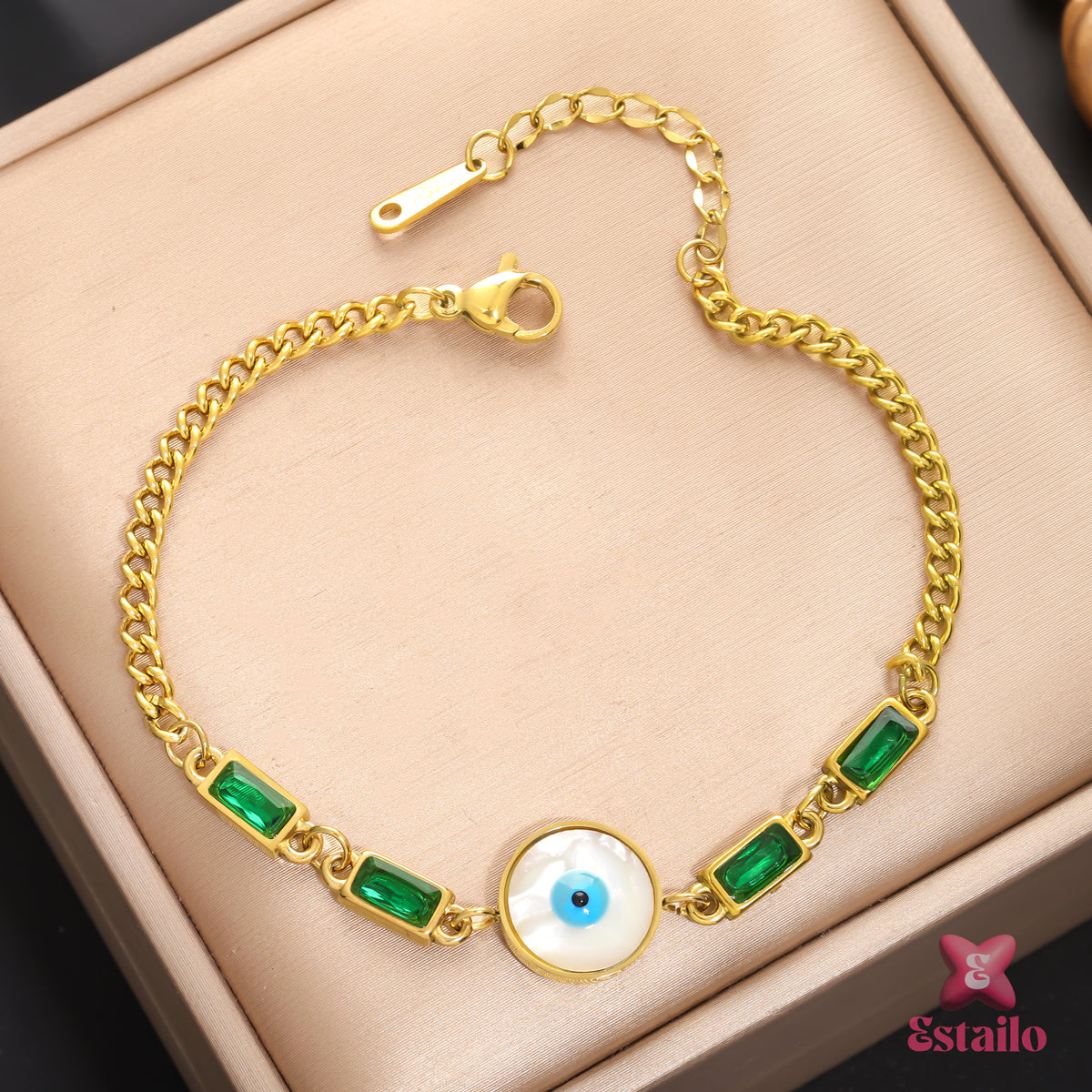Emerald Gaze Bracelet