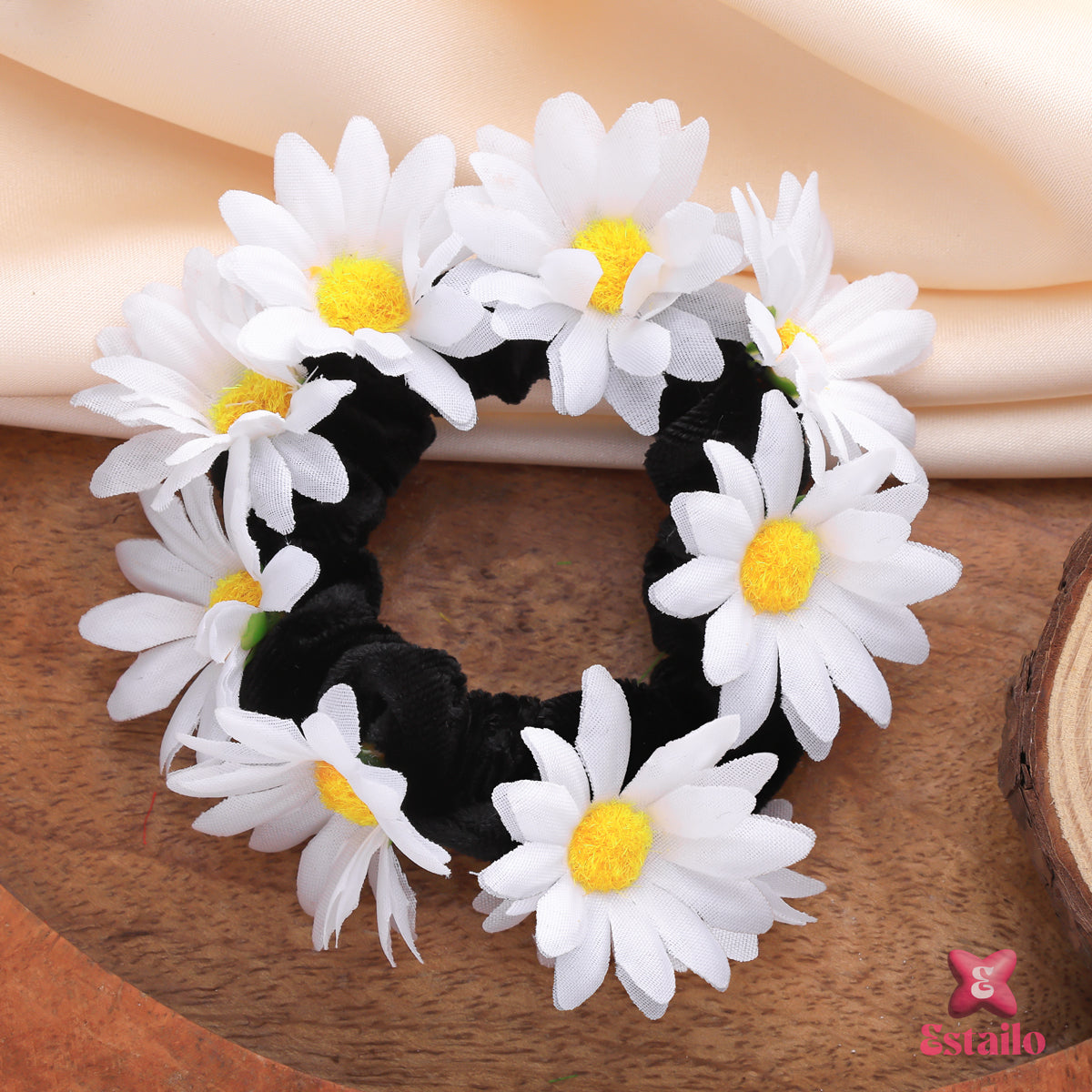 Bohemian Flower Hair Tie