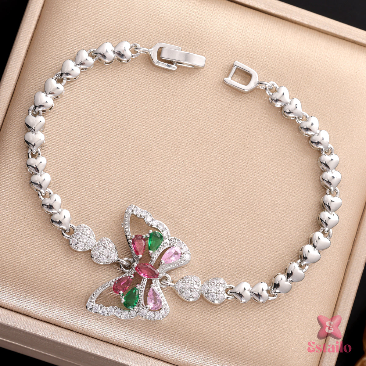 Wings of Love Crystal Bracelet