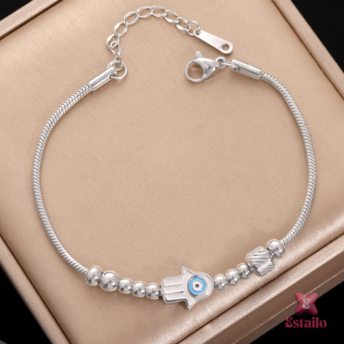 Fatima's Hand & Evil Eye Bracelet