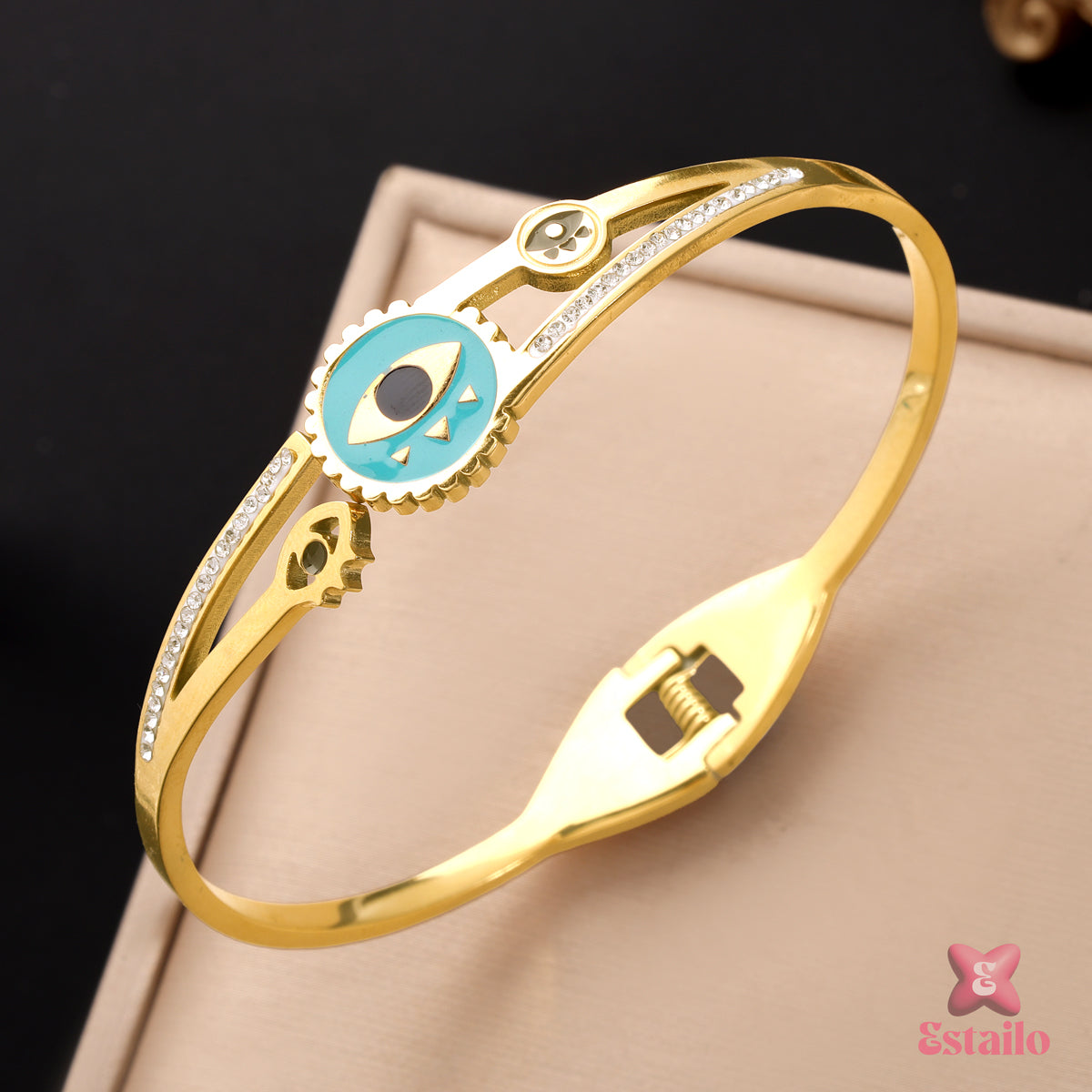 Harmonious Eye Bangle Bracelet