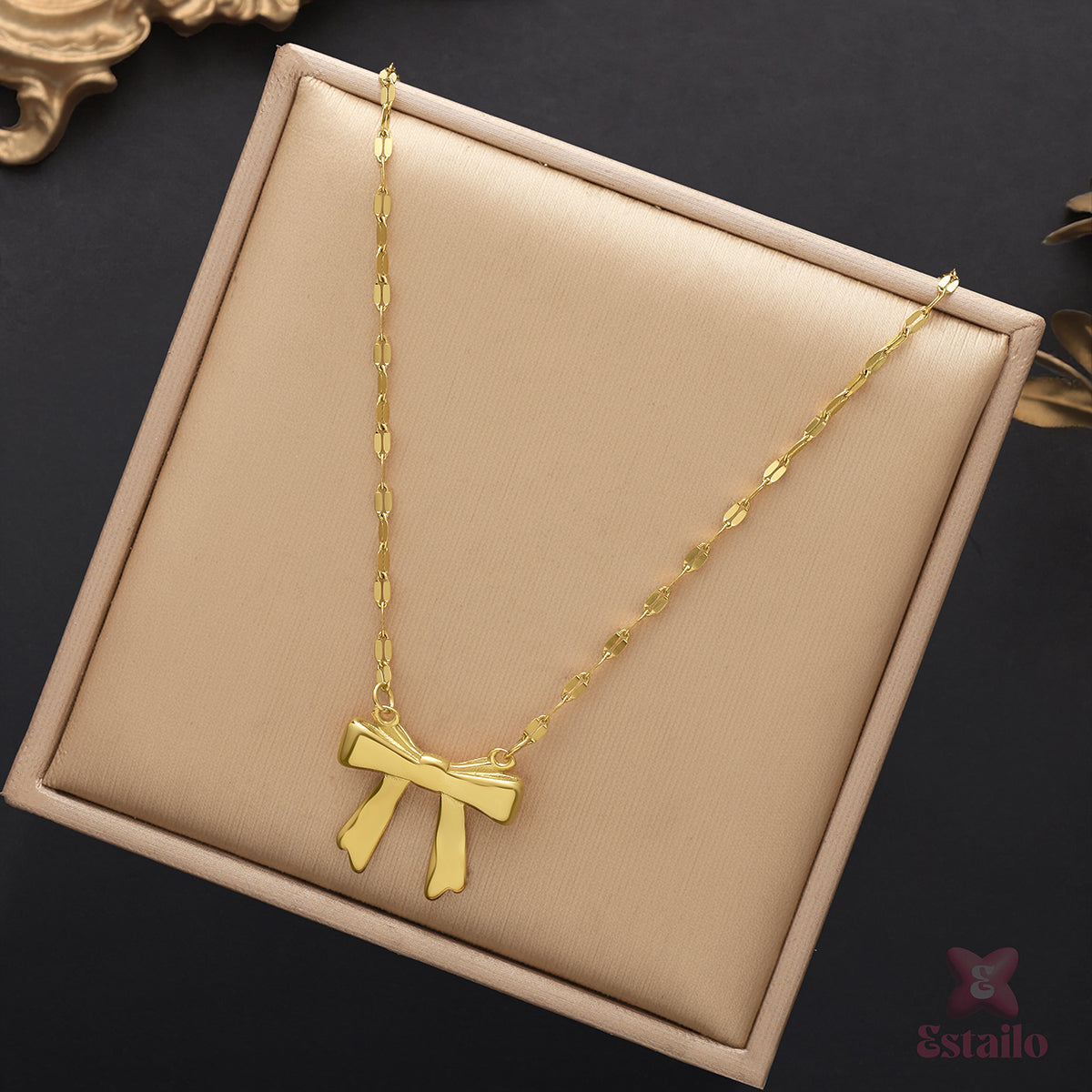 Elegant Bow Knot Necklace
