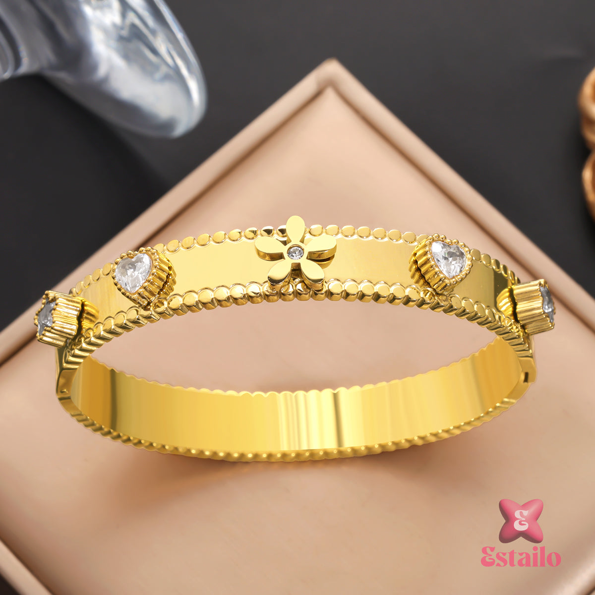 Gilded Bloom Bracelet