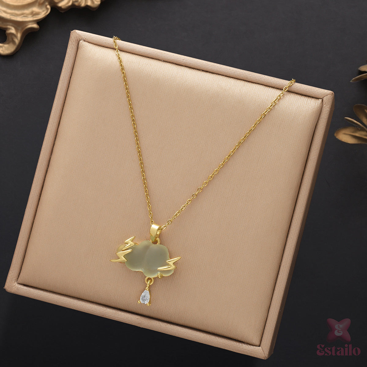 Storm Cloud Necklace