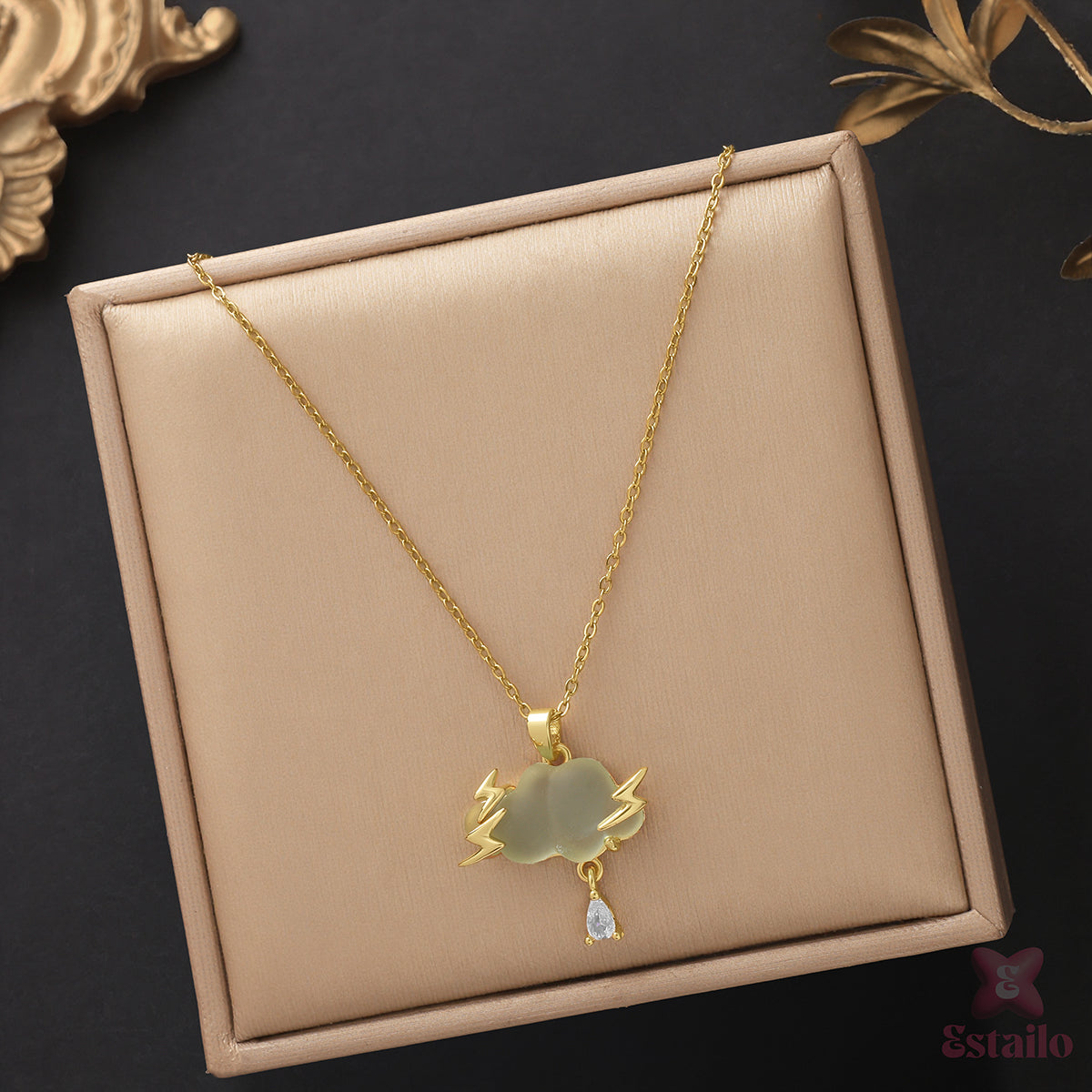 Storm Cloud Necklace