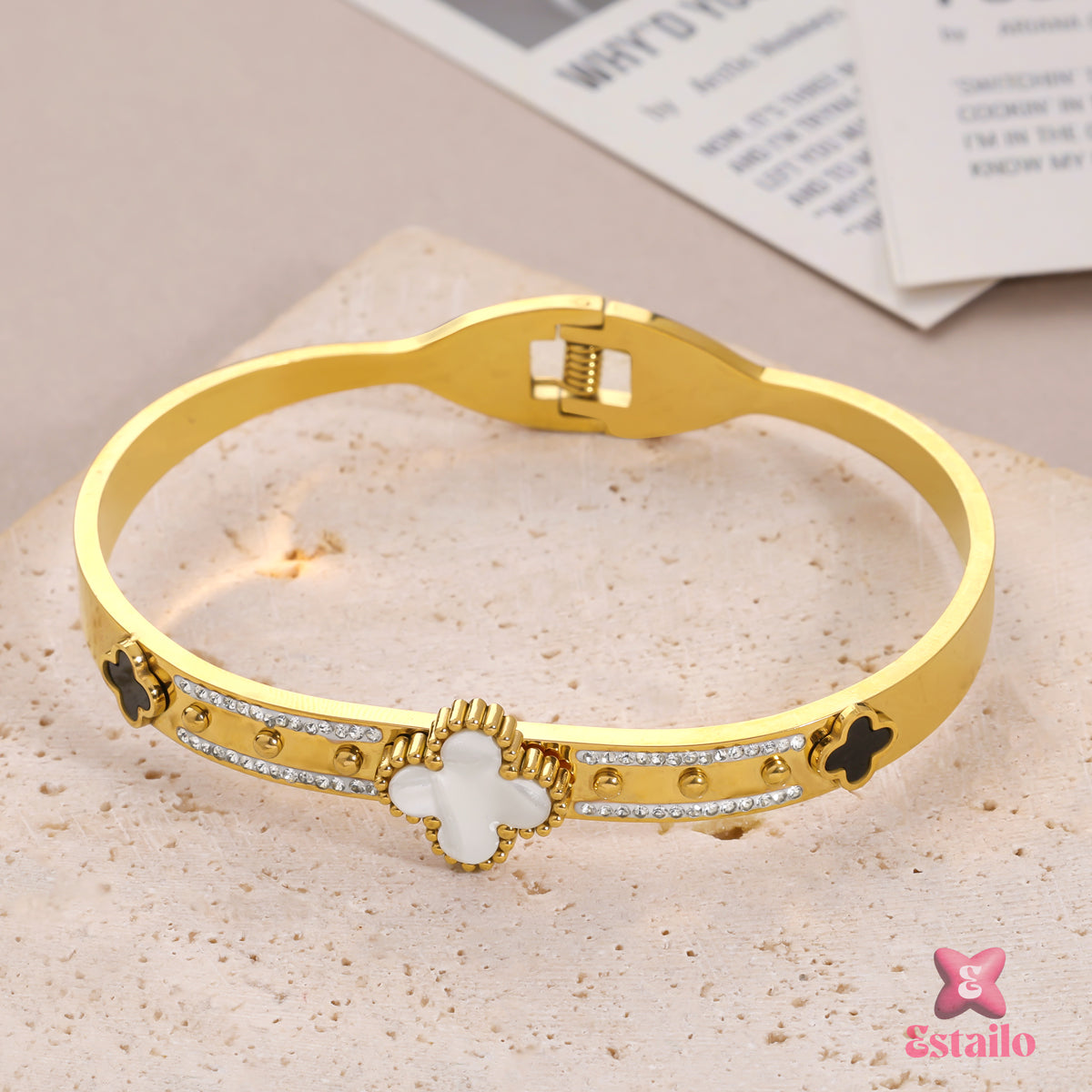 Golden Clover Bracelet