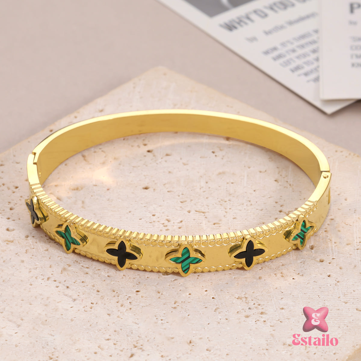 Chic Four-Leaf Bracelet