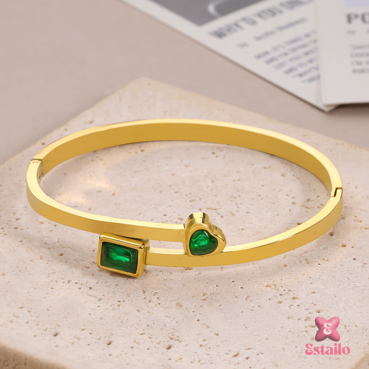 Emerald Embrace Bracelet