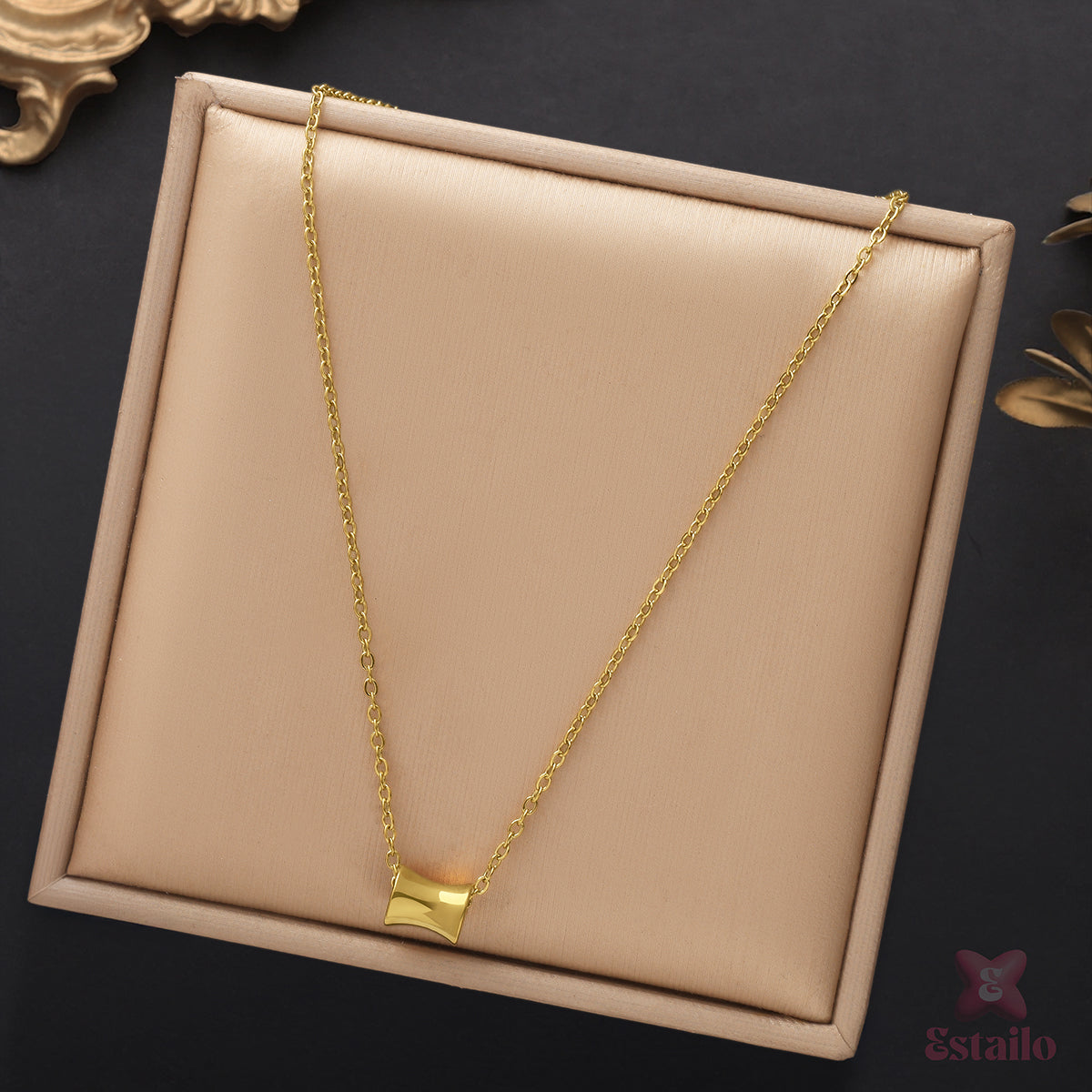 Bamboo Bead Necklace