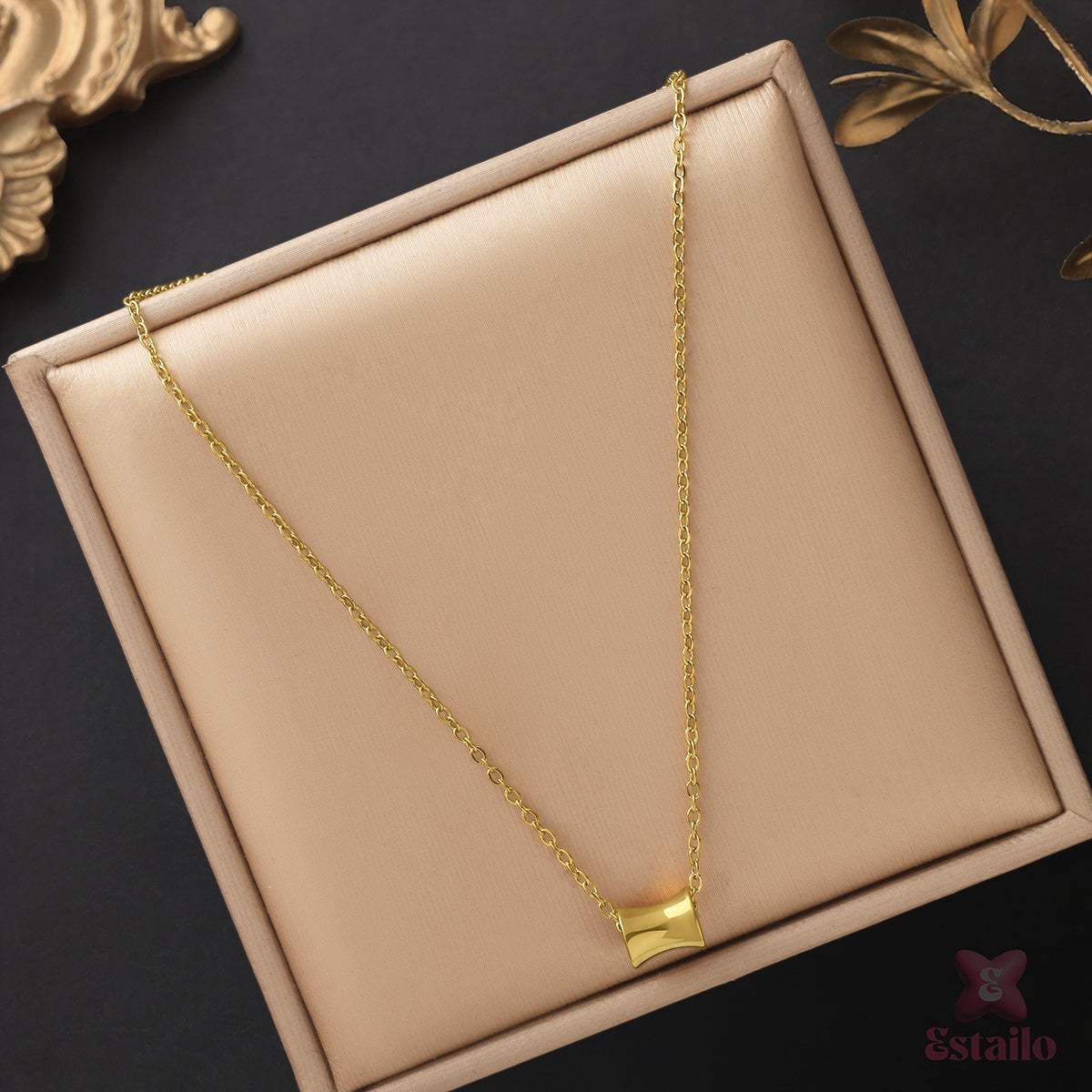 Bamboo Bead Necklace