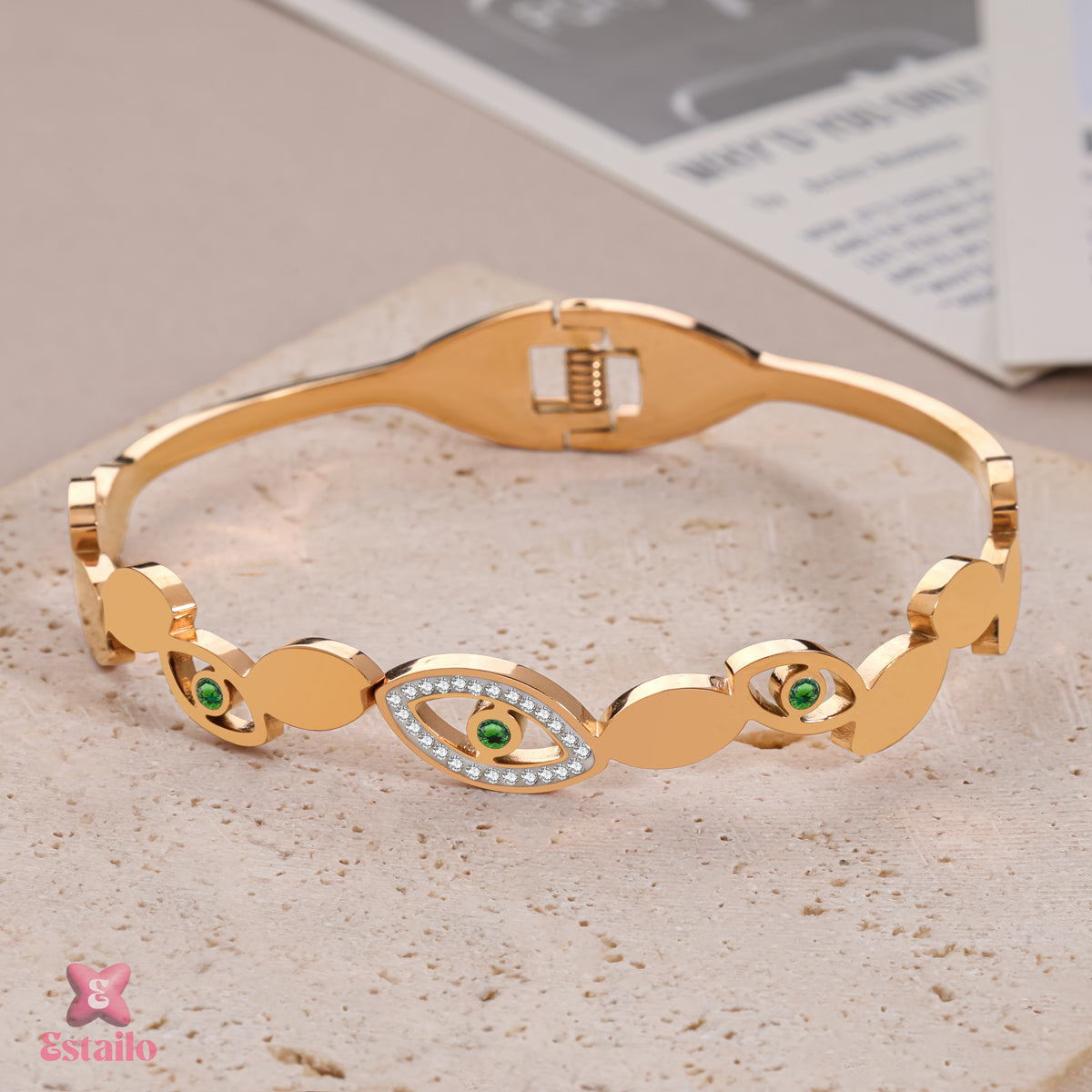 Zirconia Eye Bracelet