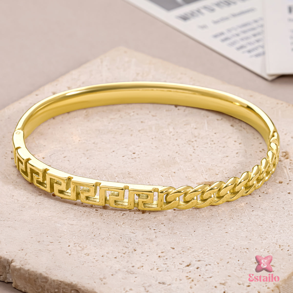 Greco-Cuban Cuff Bracelet