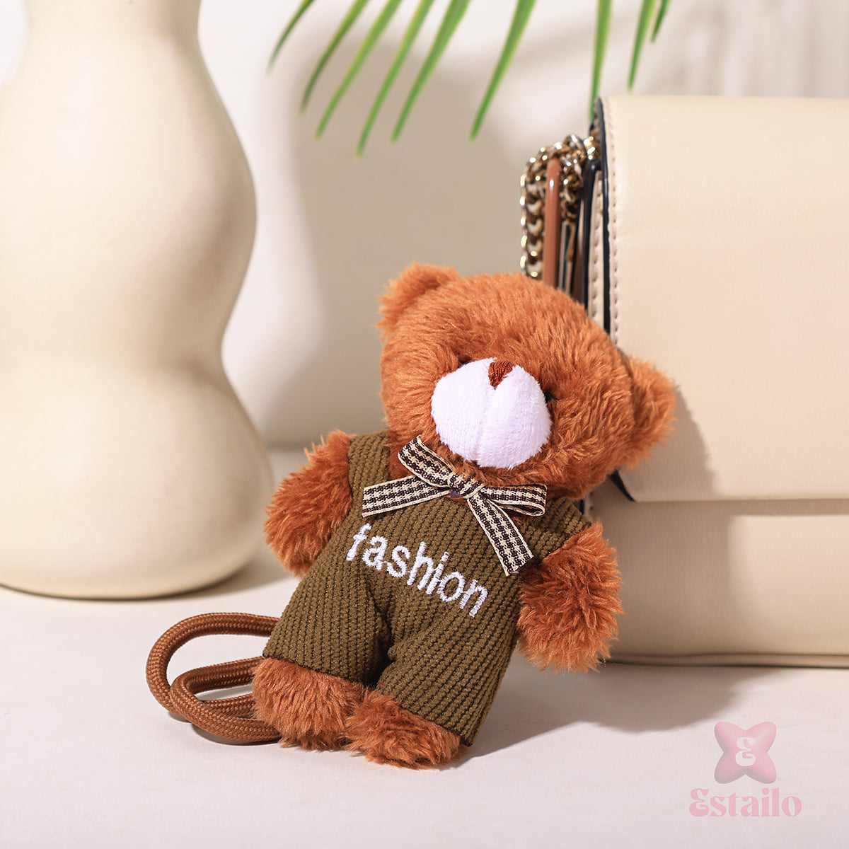 Bowtie Bear Bag Charm