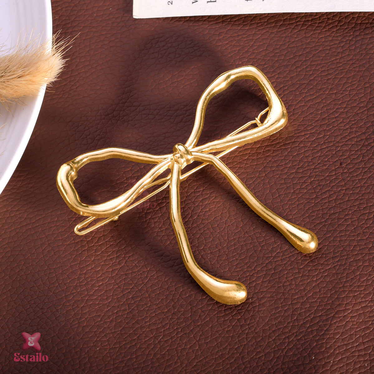 Moonlight Bow Hair Clip