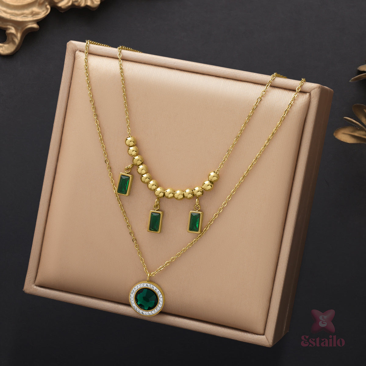 EverGlow Pearl Loop Necklace