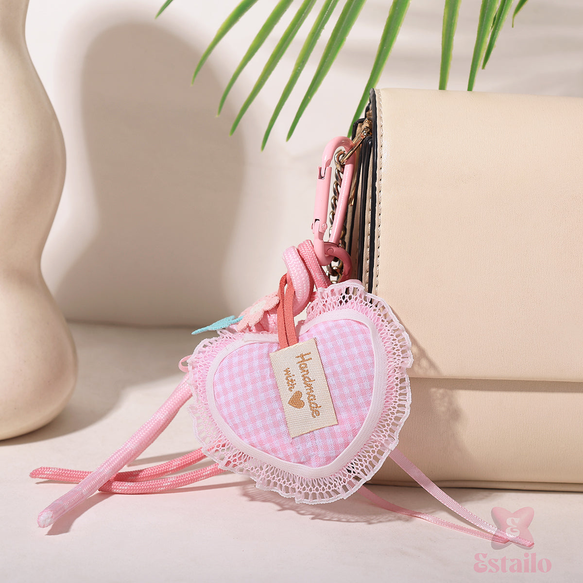 Pastel Love Knot Bag Charm