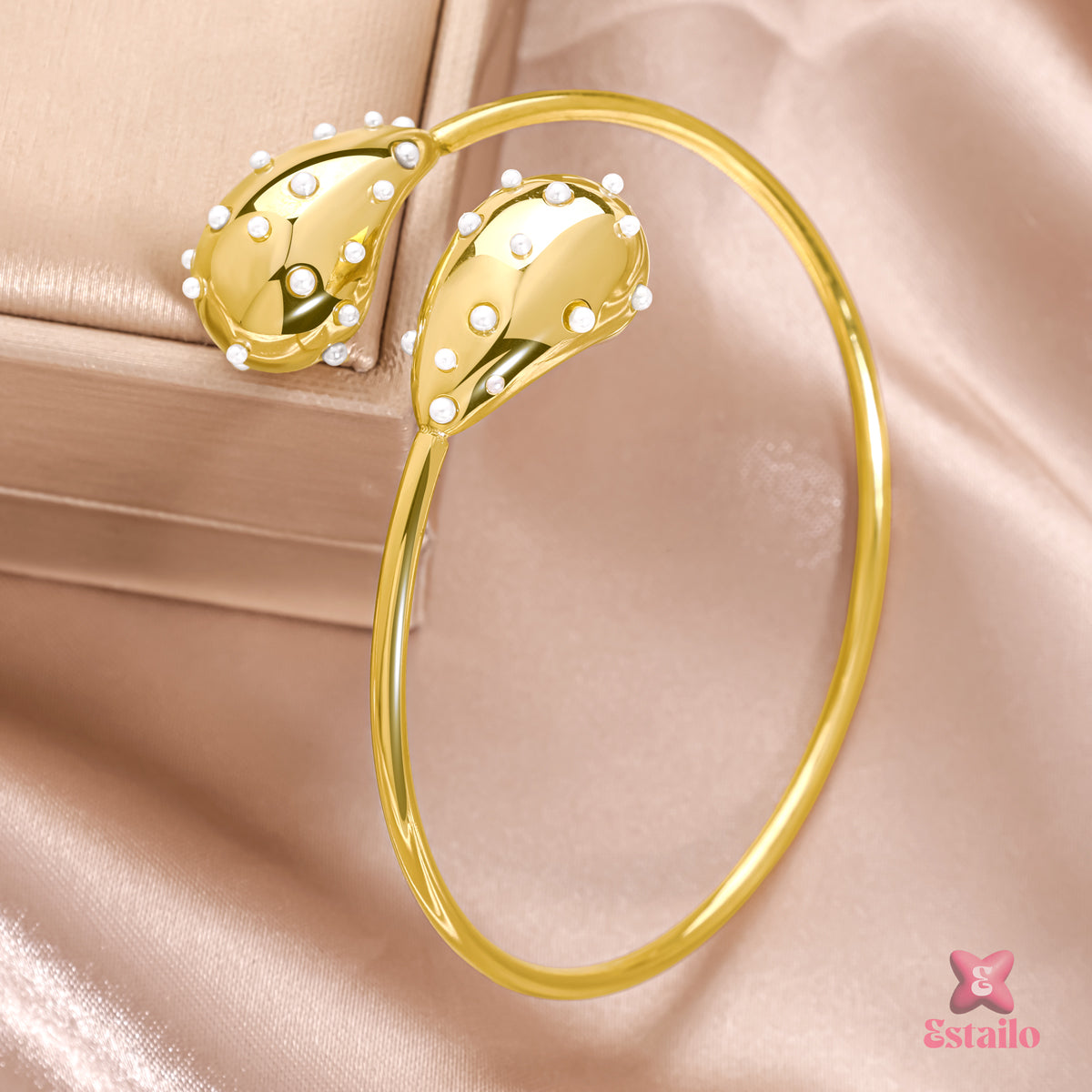 Gilded Drop Bracelet