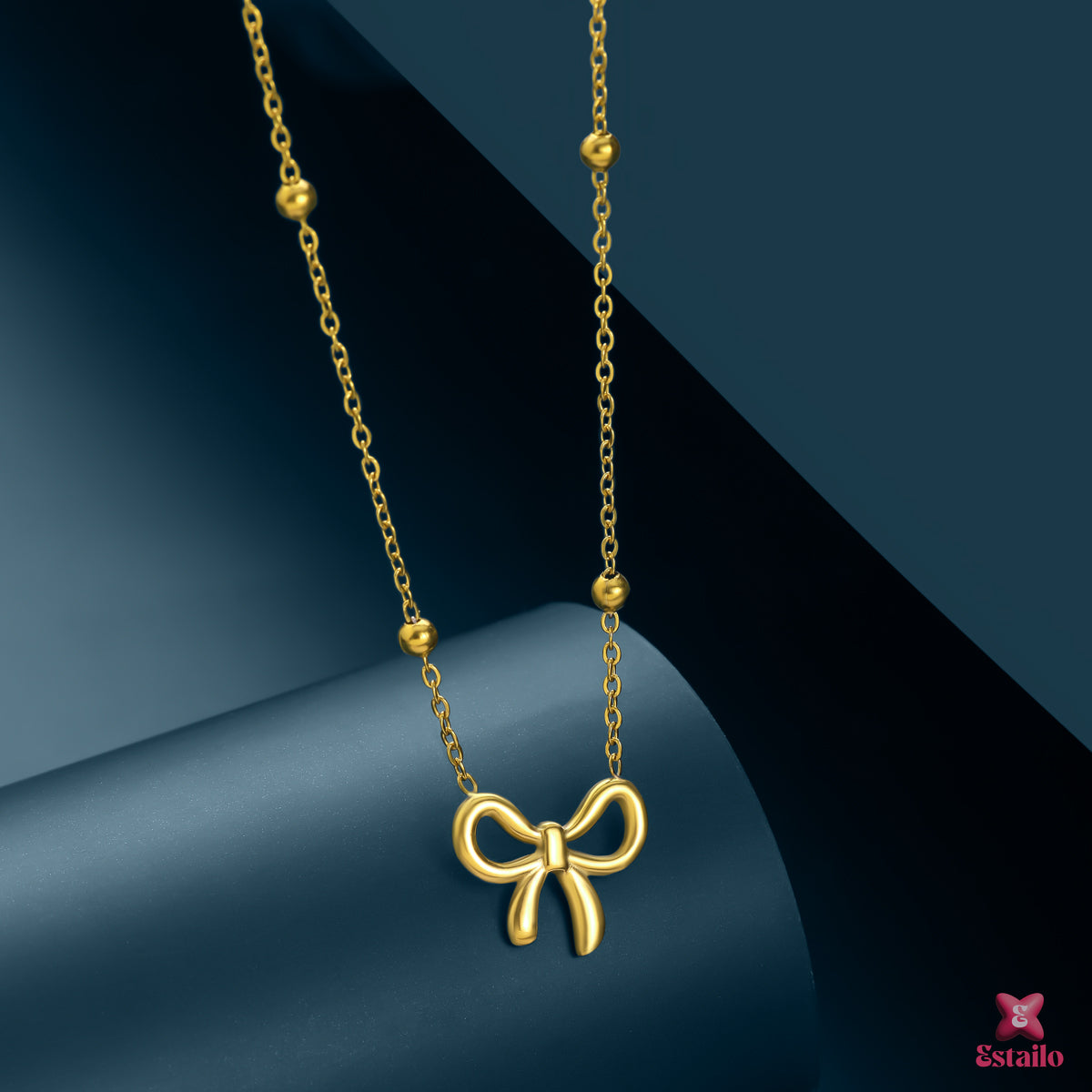 Golden Bow Serenade Neckpiece