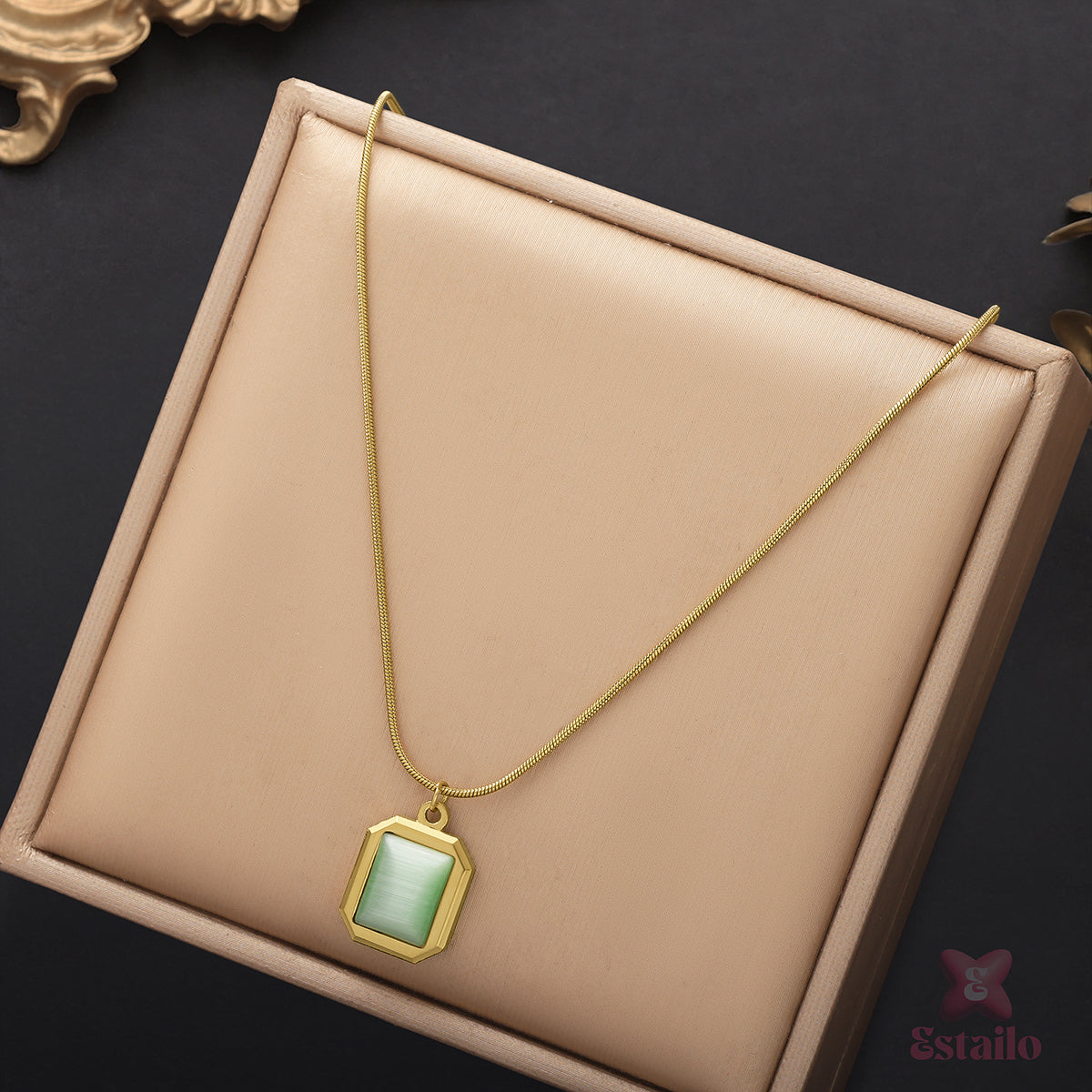 Jade Gem Necklace