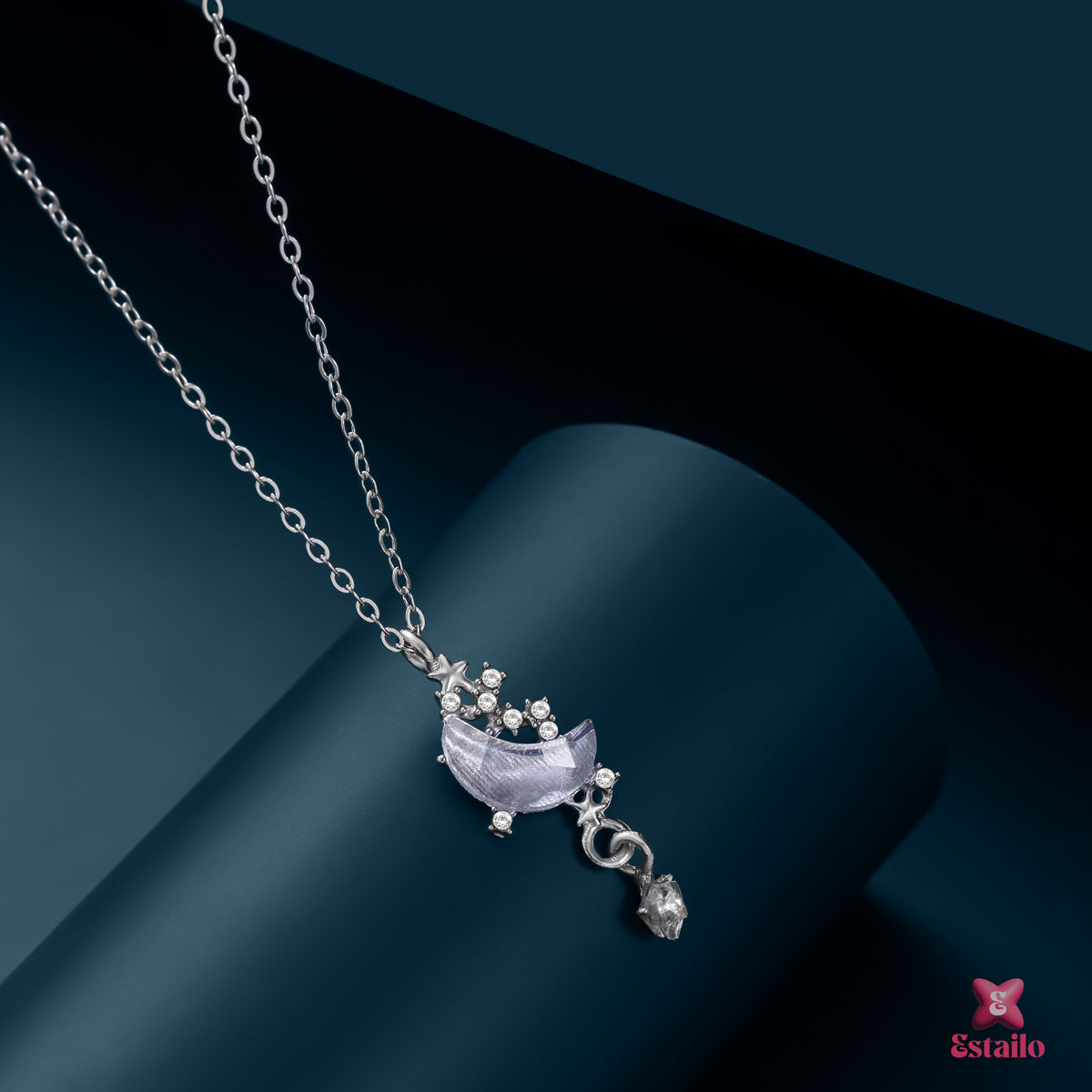 Moonlit Cascade Necklace