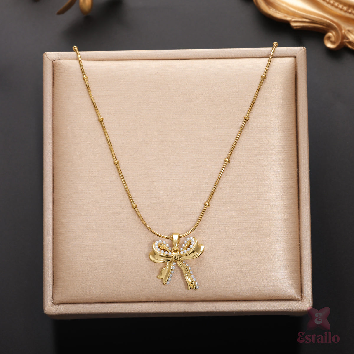 Bow & Bloom Necklace