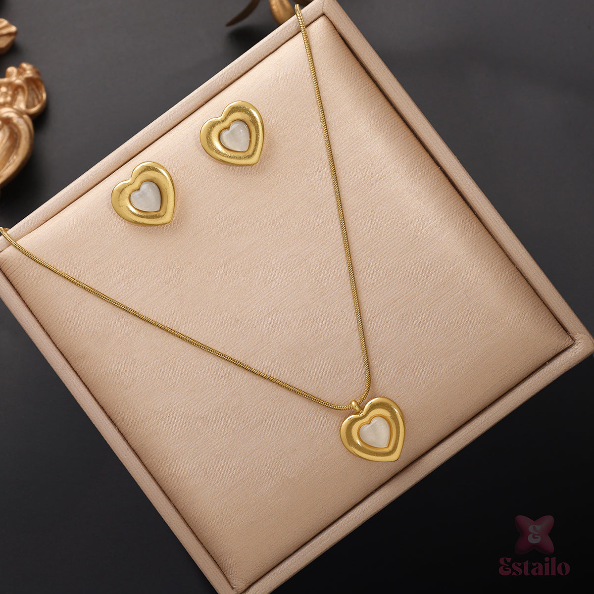 Eternal Love Gold Necklace set