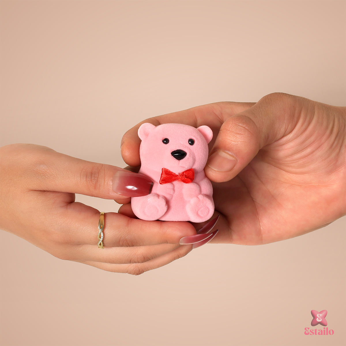 Love Teddy Ring Box