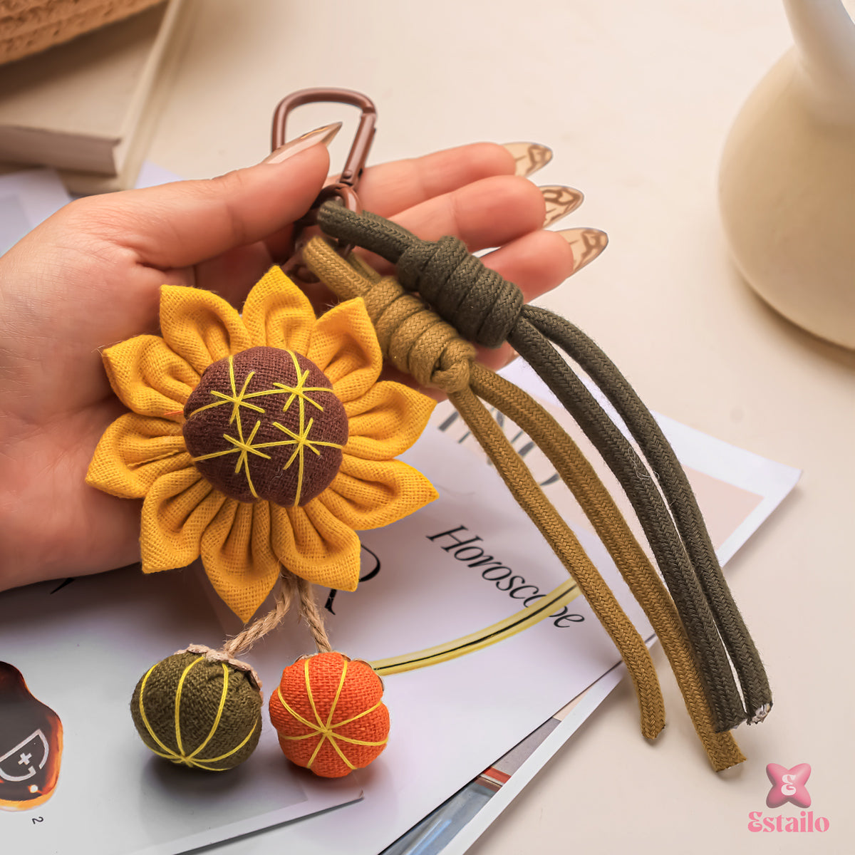 Sunny Bloom Bag Charm