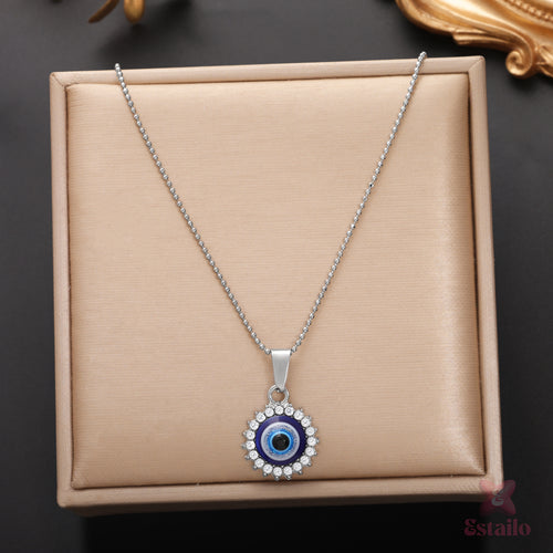 Blue Mati Talisman Necklace