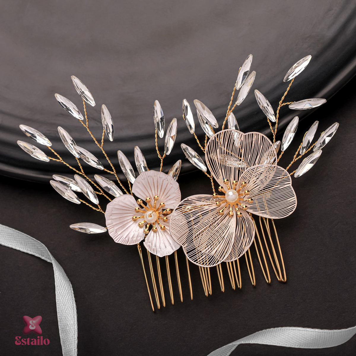 Floral Radiance Hair Comb