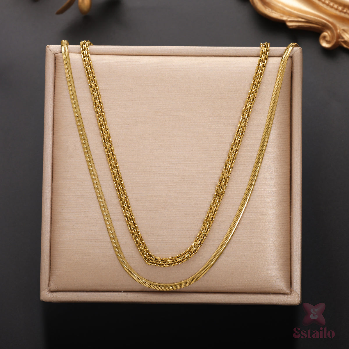 Estailo Radiant Rope Necklace